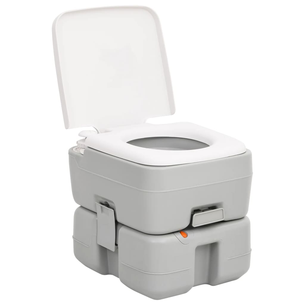 Draagbaar campingtoilet en watertankset