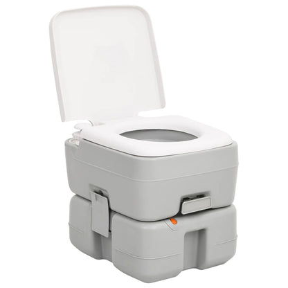 Draagbaar campingtoilet en watertankset