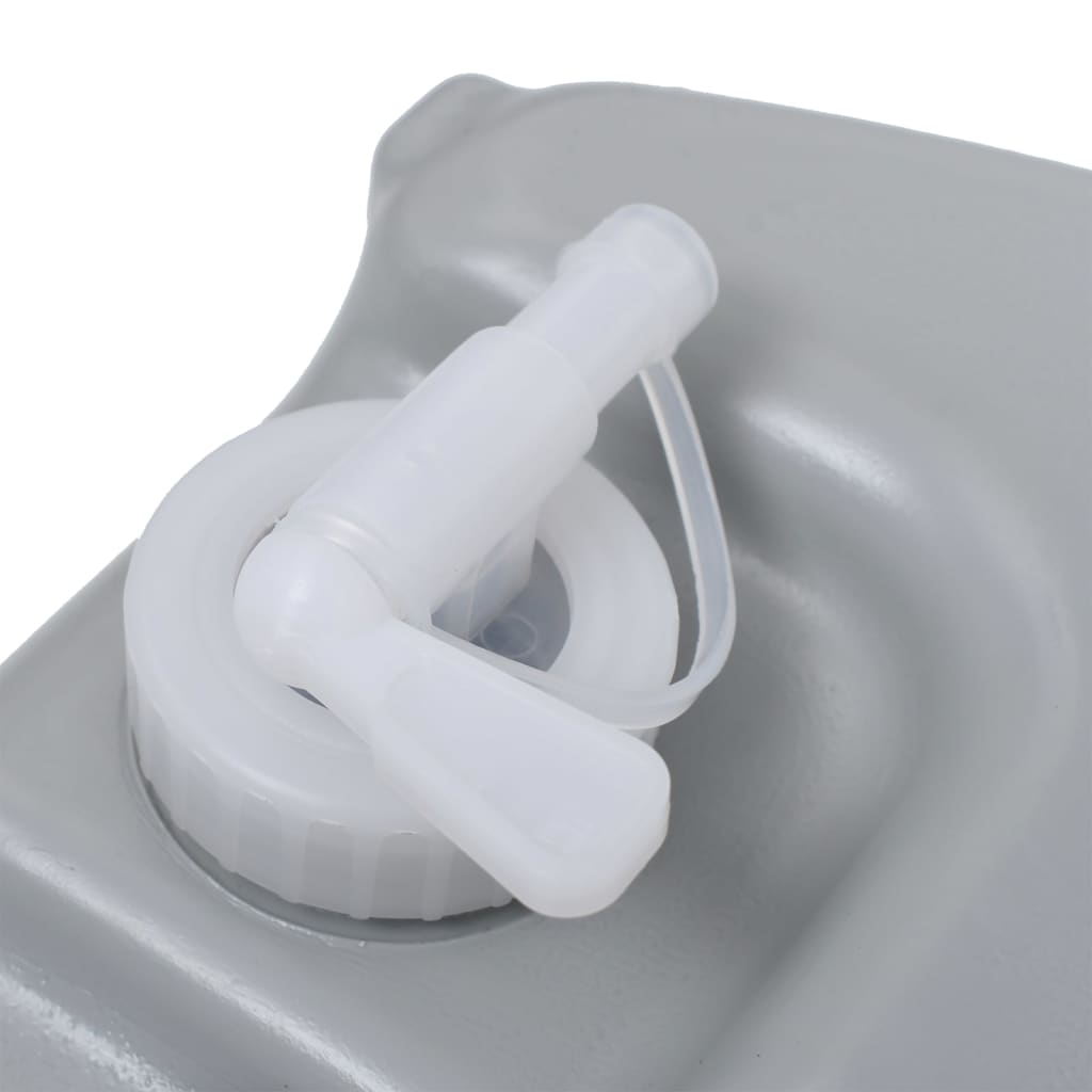 Draagbaar campingtoilet en watertankset