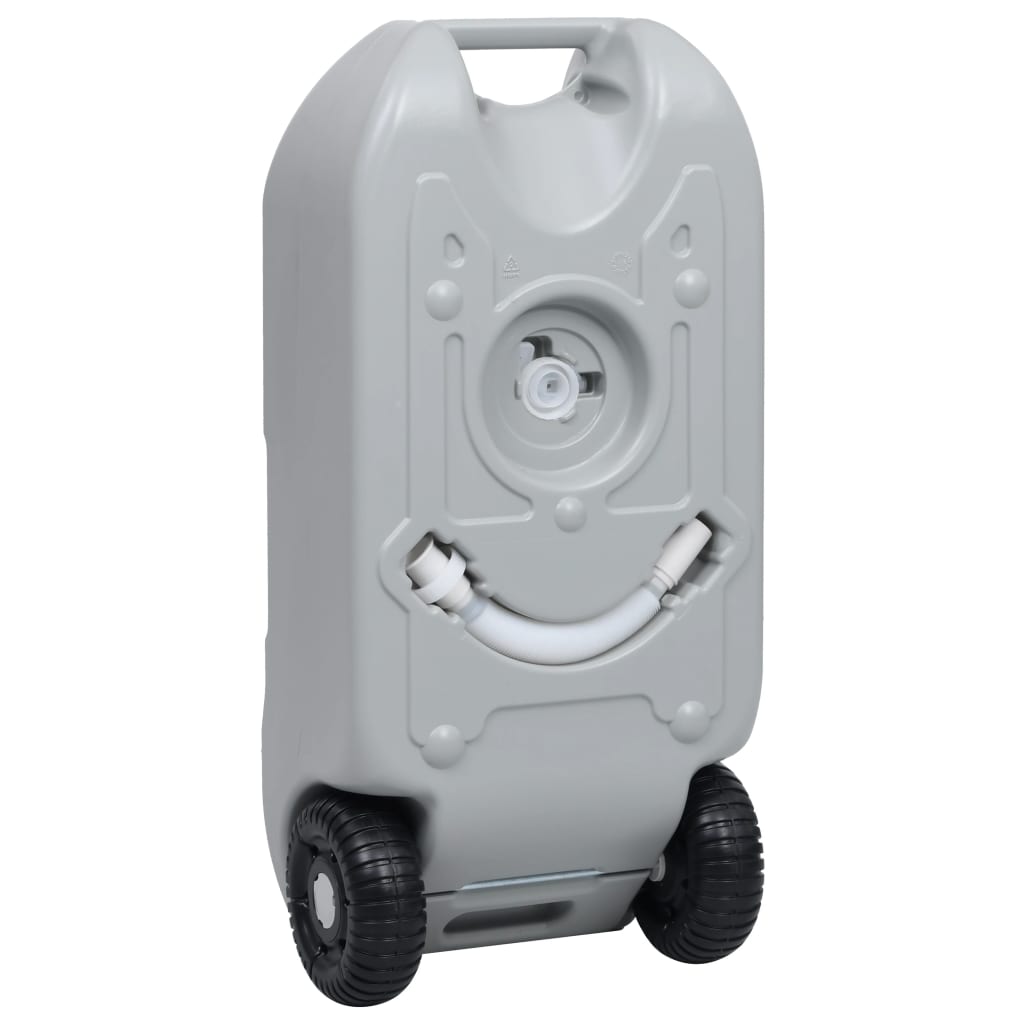 Draagbaar campingtoilet en watertankset