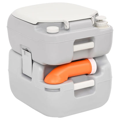 Draagbaar campingtoilet en wasbak