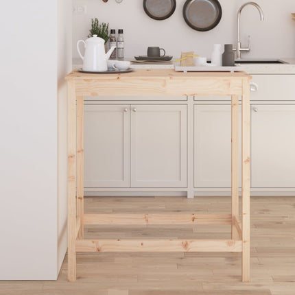 Bartafel 100X50X110 Cm Massief Grenenhout
