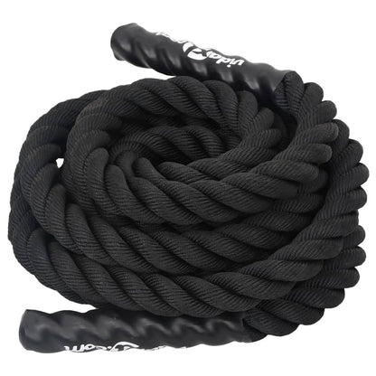 Battle Rope Zwart 9 m 6,8 kg Polyester