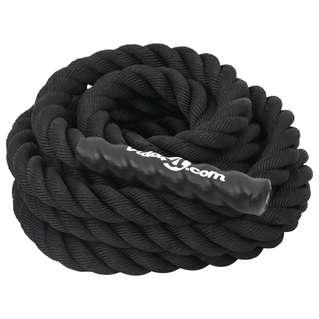 Battle Rope Zwart 9 m 6,8 kg Polyester