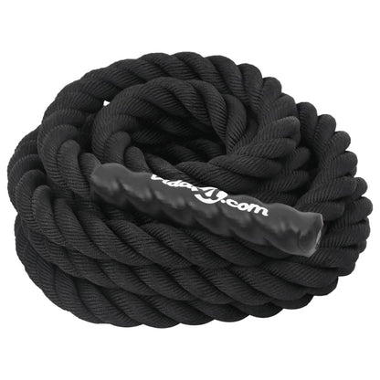 Battle Rope Zwart 9 m 6,8 kg Polyester
