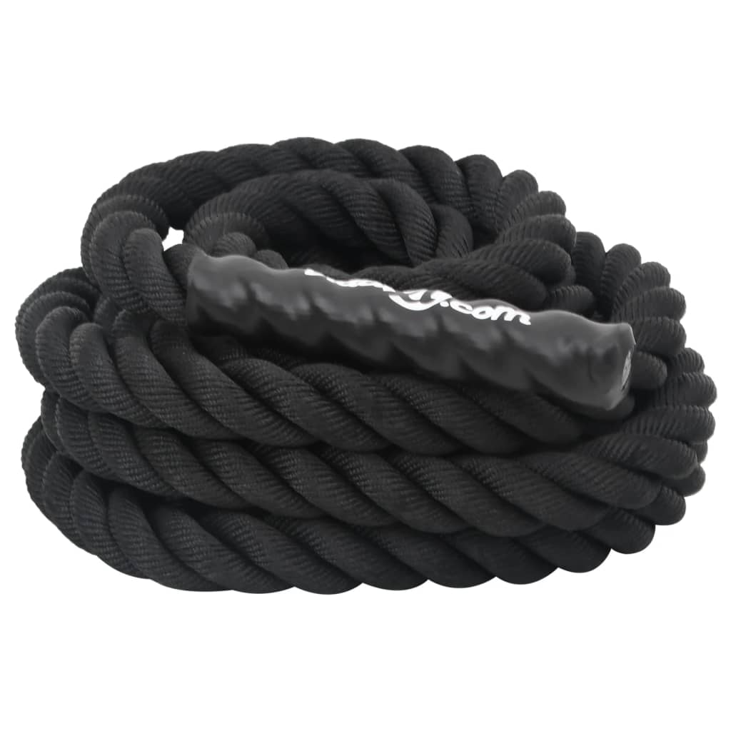 Battle Rope Zwart 9 m 6,8 kg Polyester