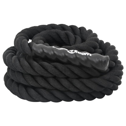 Battle Rope Zwart 9 m 6,8 kg Polyester