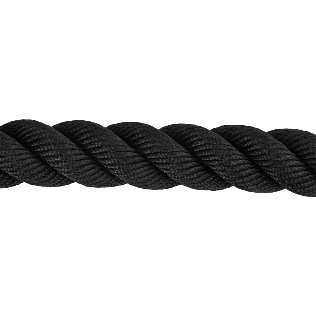 Battle Rope Zwart 9 m 6,8 kg Polyester