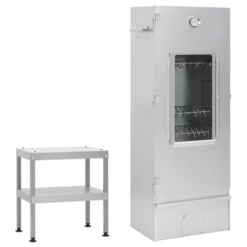 Bbq-Rookoven Met Houtsnippers 44,5X29X110 Cm Staal