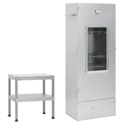 Bbq-Rookoven Met Houtsnippers 44,5X29X110 Cm Staal