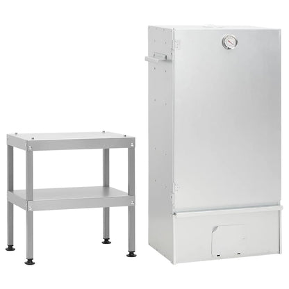Bbq-Rookoven Met Tafel Gegalvaniseerd Staal
