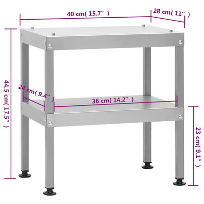 Bbq-Rookoven Met Tafel Gegalvaniseerd Staal