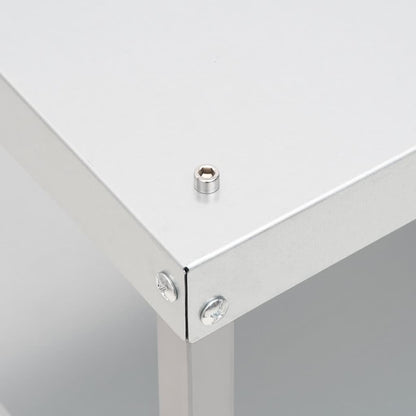 Bbq-Rookoven Met Tafel Gegalvaniseerd Staal