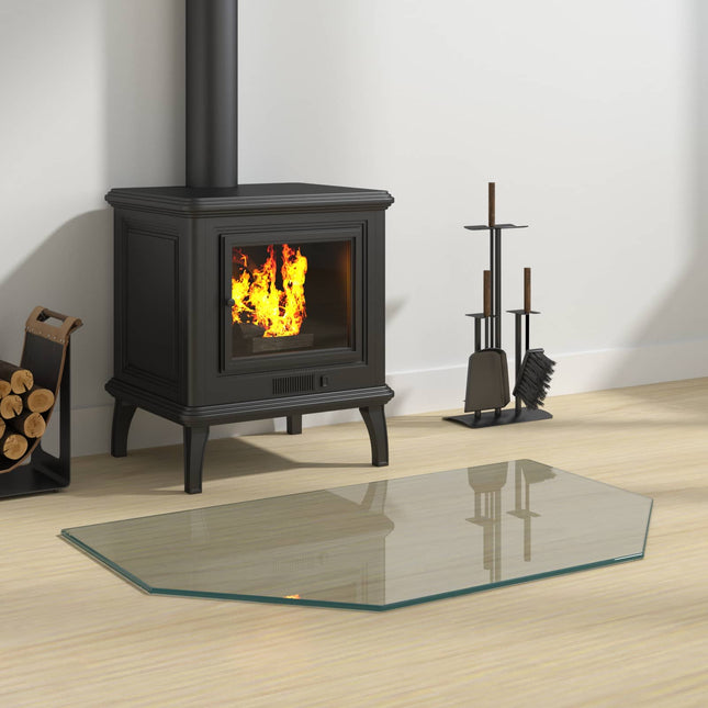 Vuurplaats Glazen Plaat Transparant Glas
