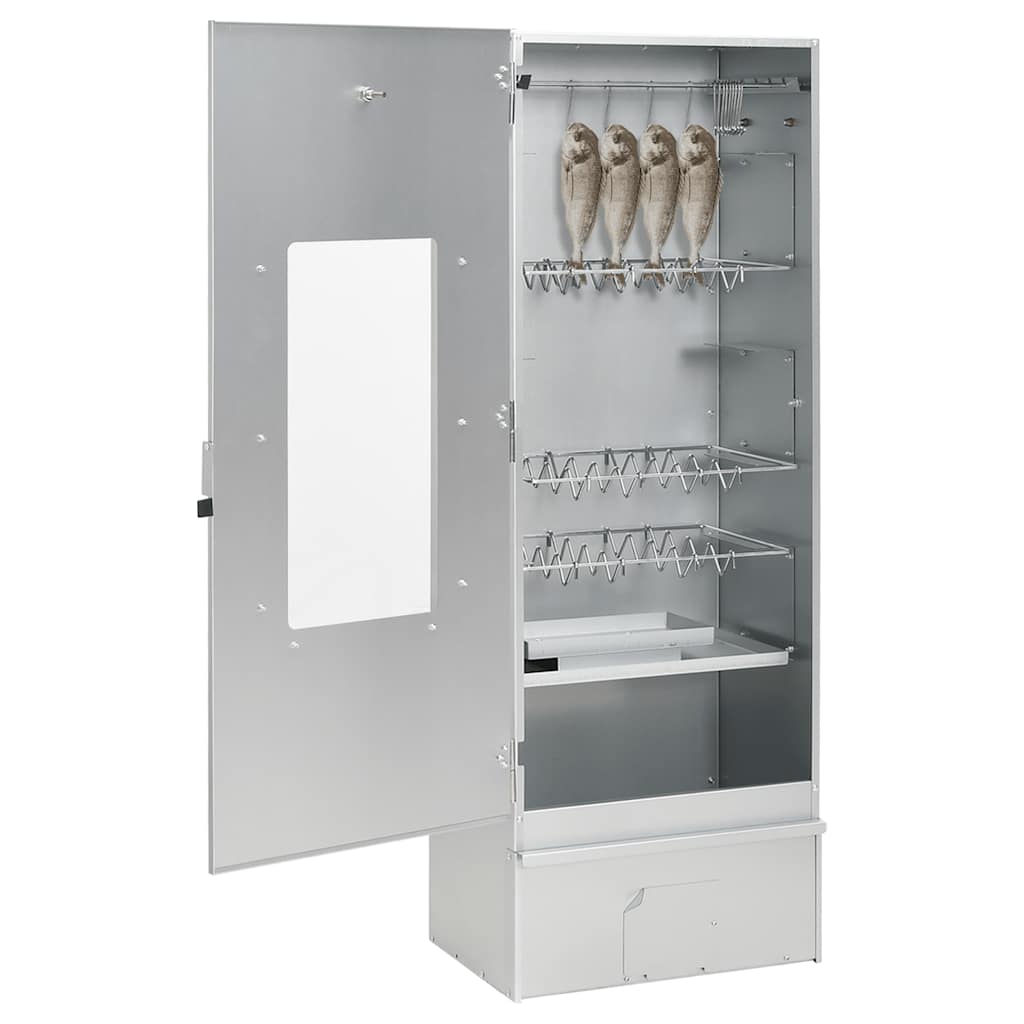 Bbq-Rookoven Met Houtsnippers 44,5X29X110 Cm Staal