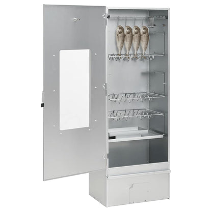 Bbq-Rookoven Met Houtsnippers 44,5X29X110 Cm Staal
