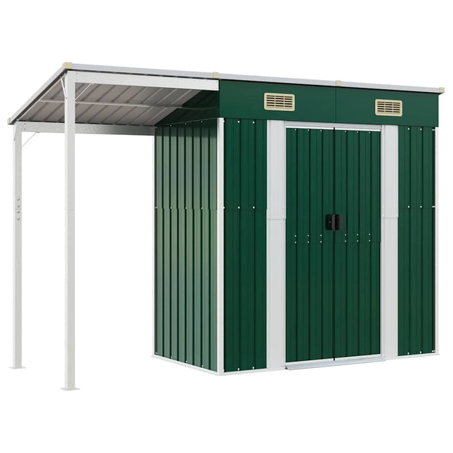 Tuinschuur Met Verlengd Dak 277X107X181 Cm Staal