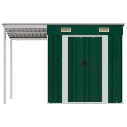 Tuinschuur Met Verlengd Dak 277X107X181 Cm Staal