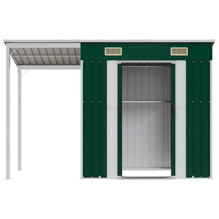 Tuinschuur Met Verlengd Dak 277X107X181 Cm Staal
