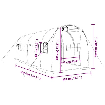 Tuinkas Met Stalen Frame 12 M²