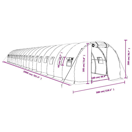 Tuinkas Met Stalen Frame 60 M²