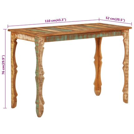 Eettafel Gerecycled Massief Hout