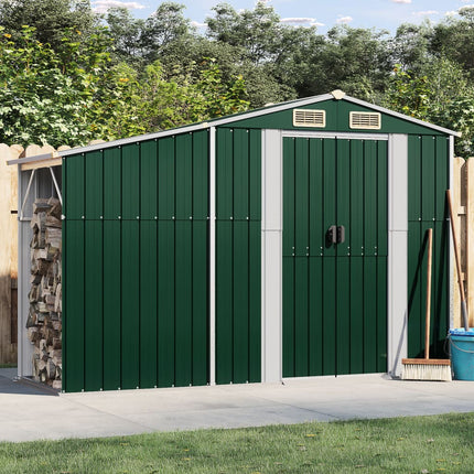 Tuinschuur 277X93X179 Cm Gegalvaniseerd Staal Kleur