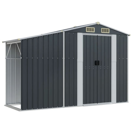Tuinschuur 277X93X179 Cm Gegalvaniseerd Staal Kleur