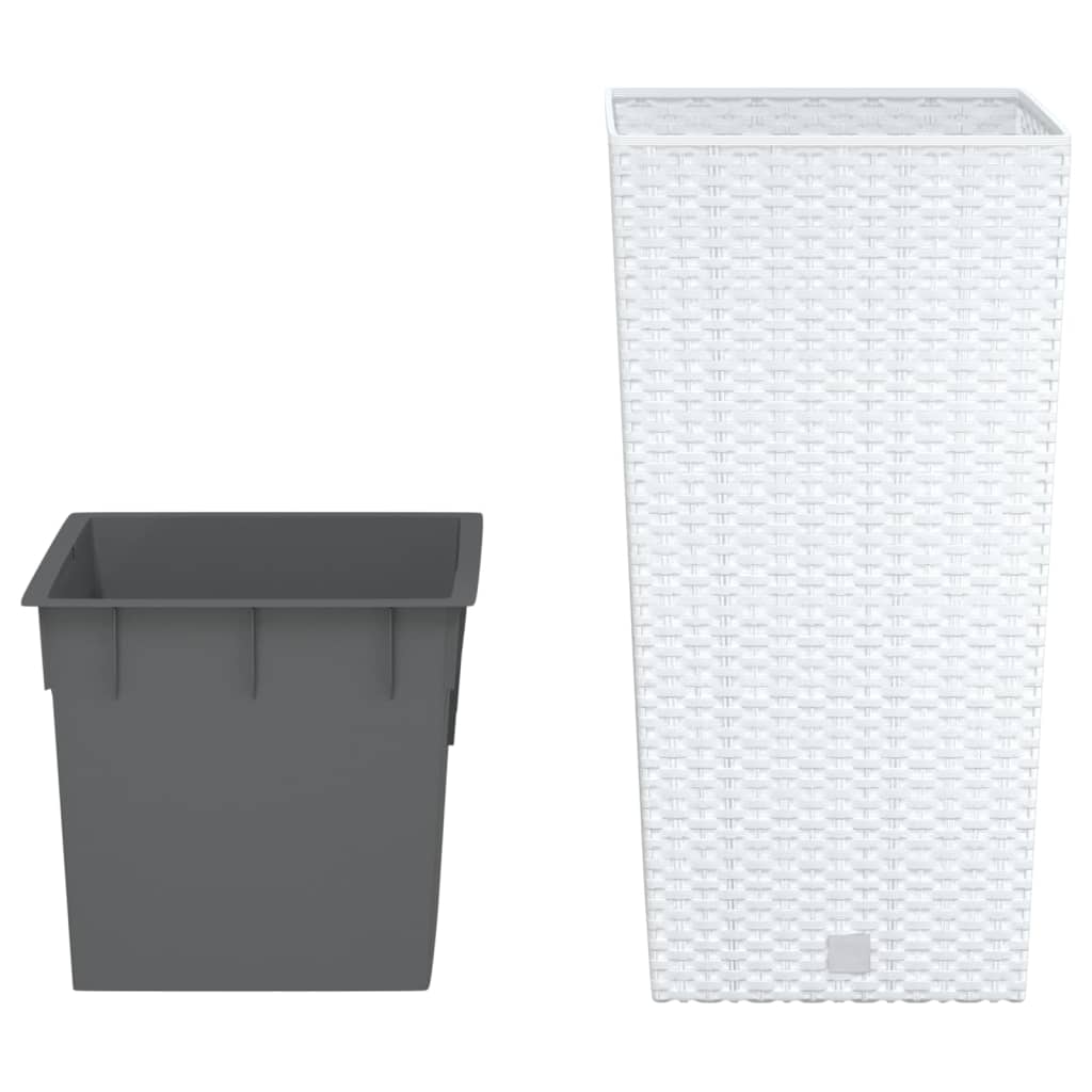 Plantenbak Met Uitneembare Bak Rattan-Look 11/26,5 L Pp