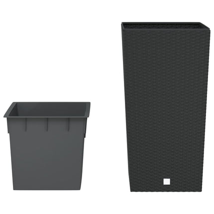 Plantenbak Met Uitneembare Bak Rattan-Look 21/ Pp