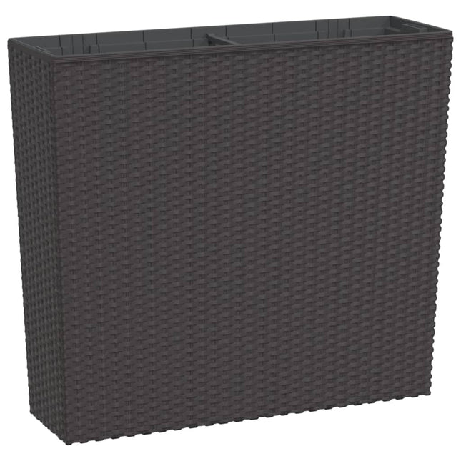 Plantenbak Met Uitneembare Bak Rattan-Look 12/44 L Pp