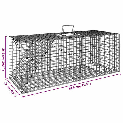 Dierenval 64,5X25X26,5 Cm Gegalvaniseerd Ijzer