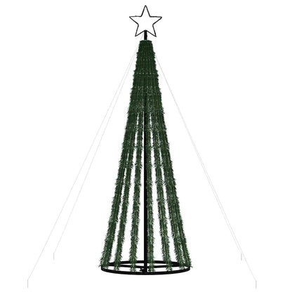 LED-kerstboom 275 LEDs 180 cm blauw