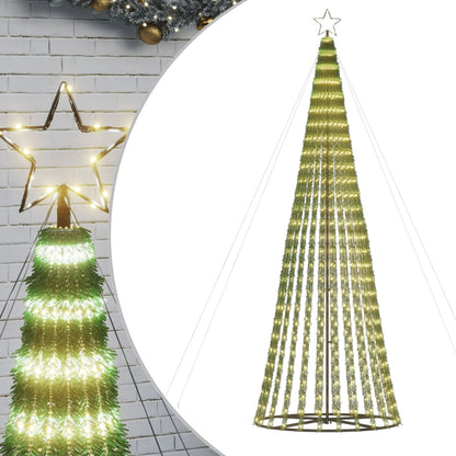 LED-kerstboom 688 LEDs warm wit 300 cm