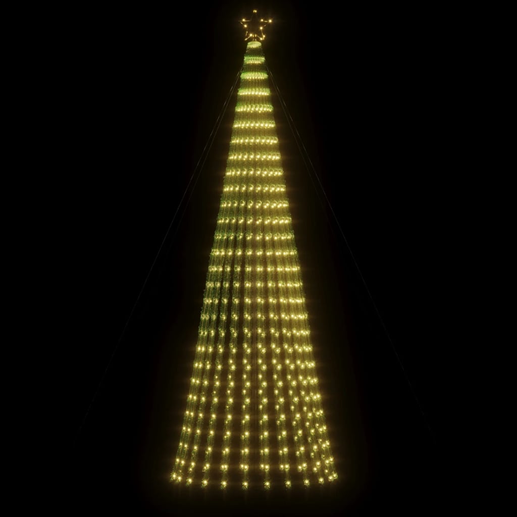 LED-kerstboom 688 LEDs warm wit 300 cm