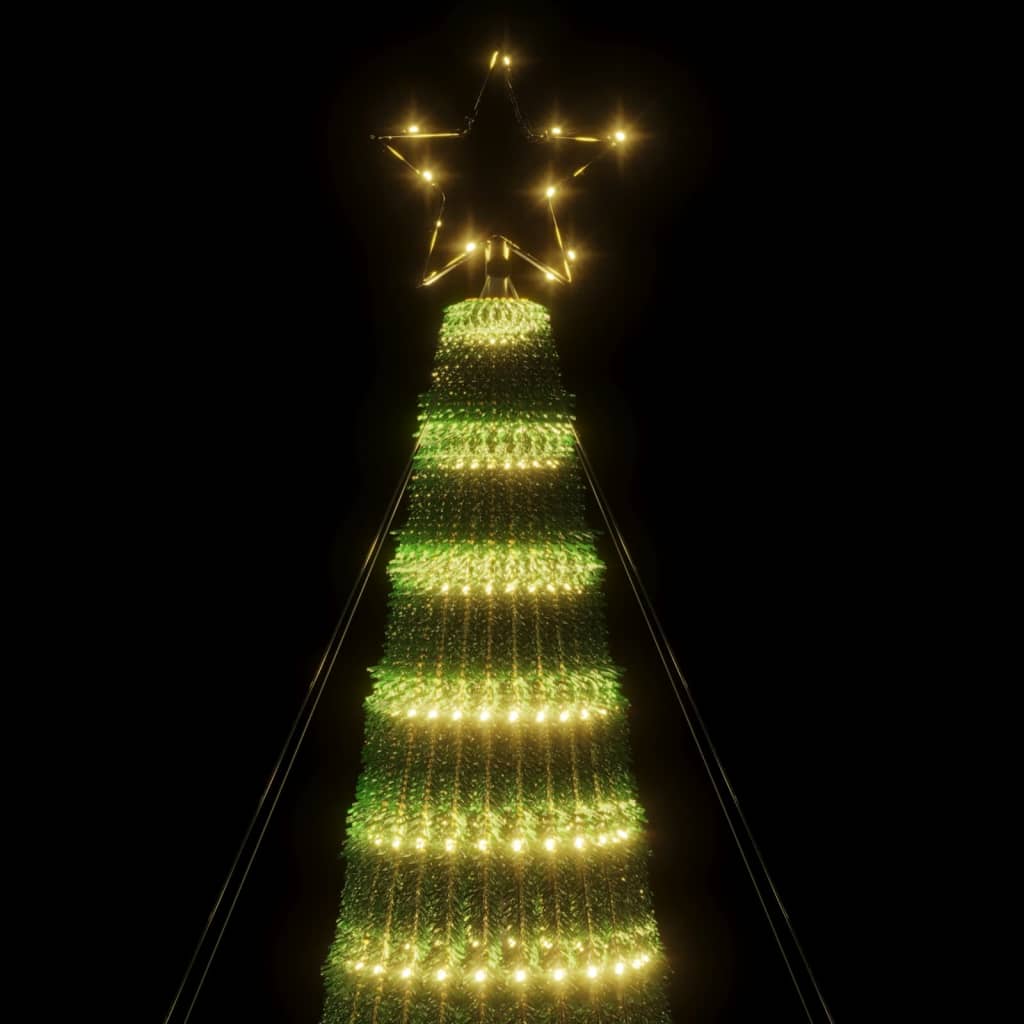 LED-kerstboom 688 LEDs warm wit 300 cm