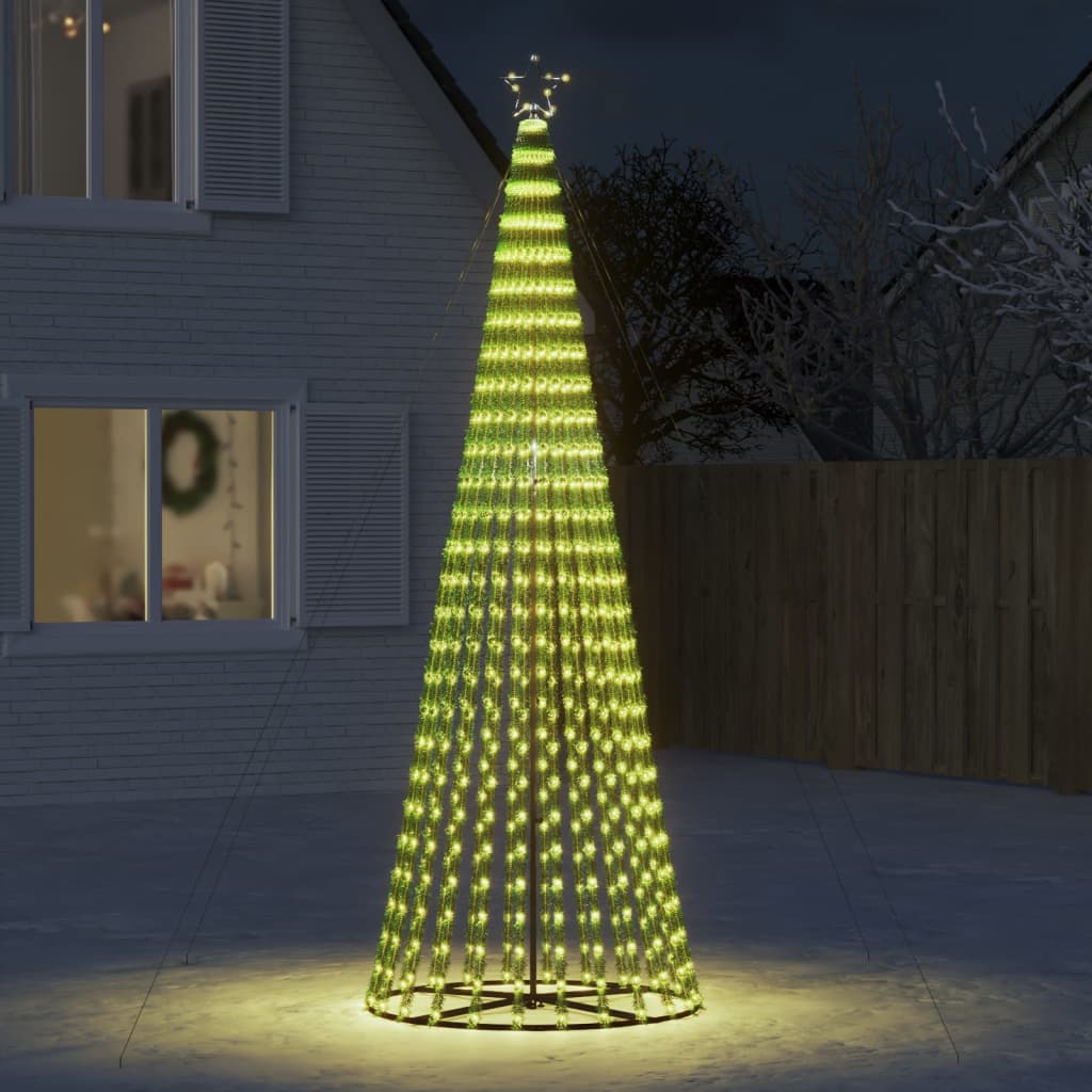 LED-kerstboom 688 LEDs warm wit 300 cm