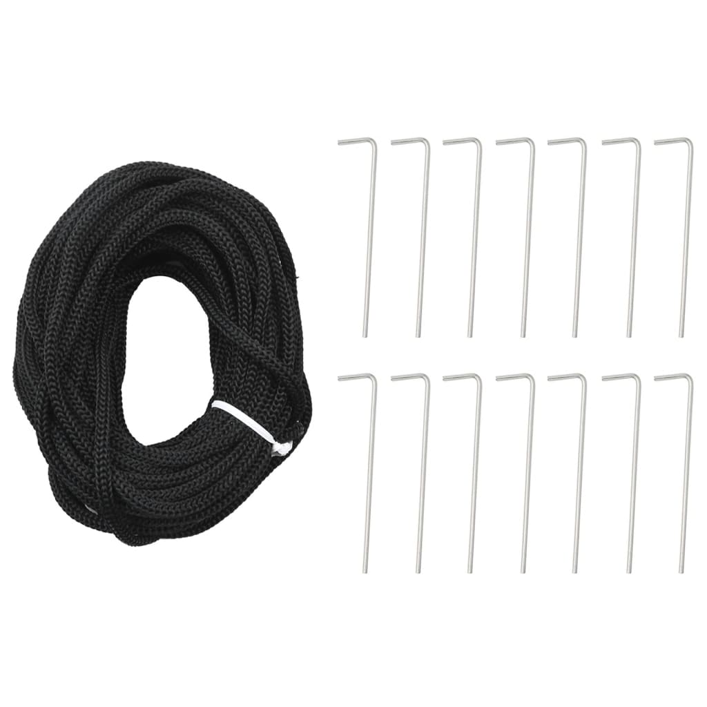 LED-kerstboom aan vlaggenmast 3000 LEDs warm wit 800 cm