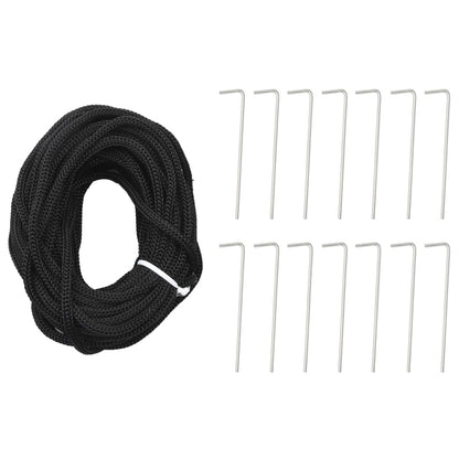 LED-kerstboom aan vlaggenmast 3000 LED's 800 cm blauw