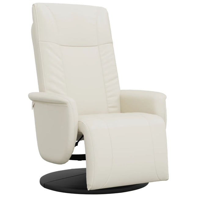 Fauteuil Verstelbaar Met Voetensteun Kunstleer Kleurig