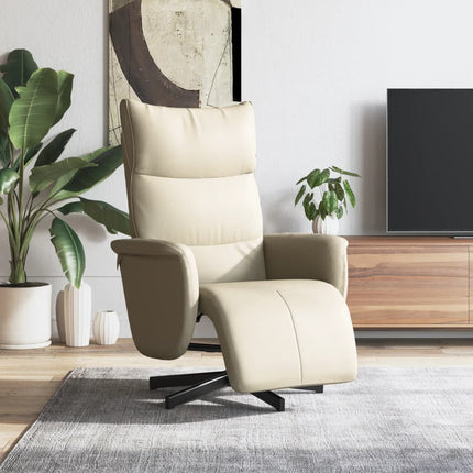 Fauteuil Verstelbaar Met Voetensteun Kunstleer