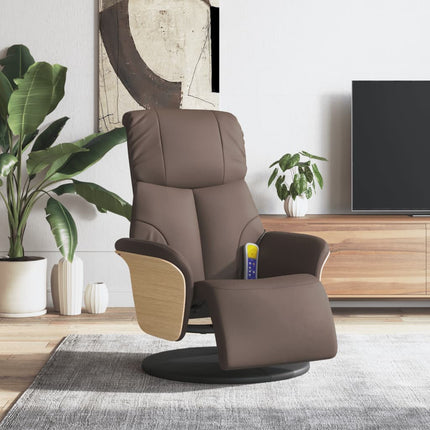 Massagestoel Verstelbaar Met Voetensteun Kunstleer