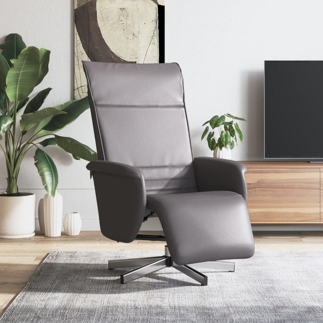 Fauteuil Verstelbaar Met Voetensteun Kunstleer