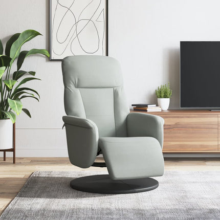 Fauteuil Met Voetensteun Verstelbaar Fluweel