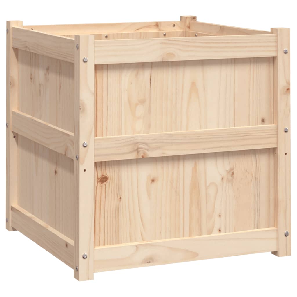Plantenbak 60X60X60 Cm Massief Grenenhout
