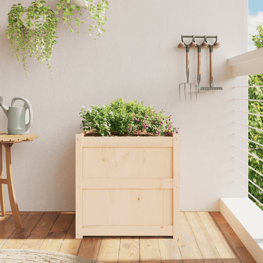 Plantenbak 60X60X60 Cm Massief Grenenhout