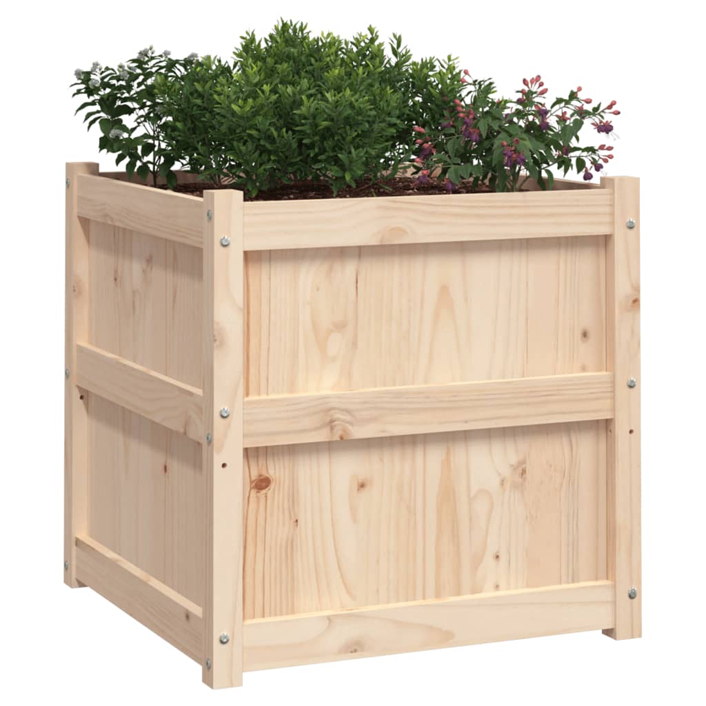 Plantenbak 60X60X60 Cm Massief Grenenhout