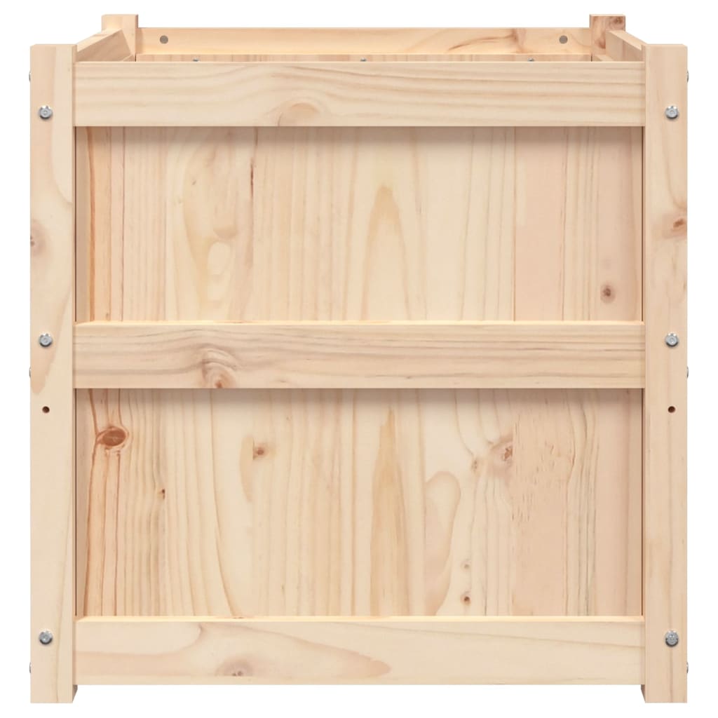 Plantenbak 60X60X60 Cm Massief Grenenhout