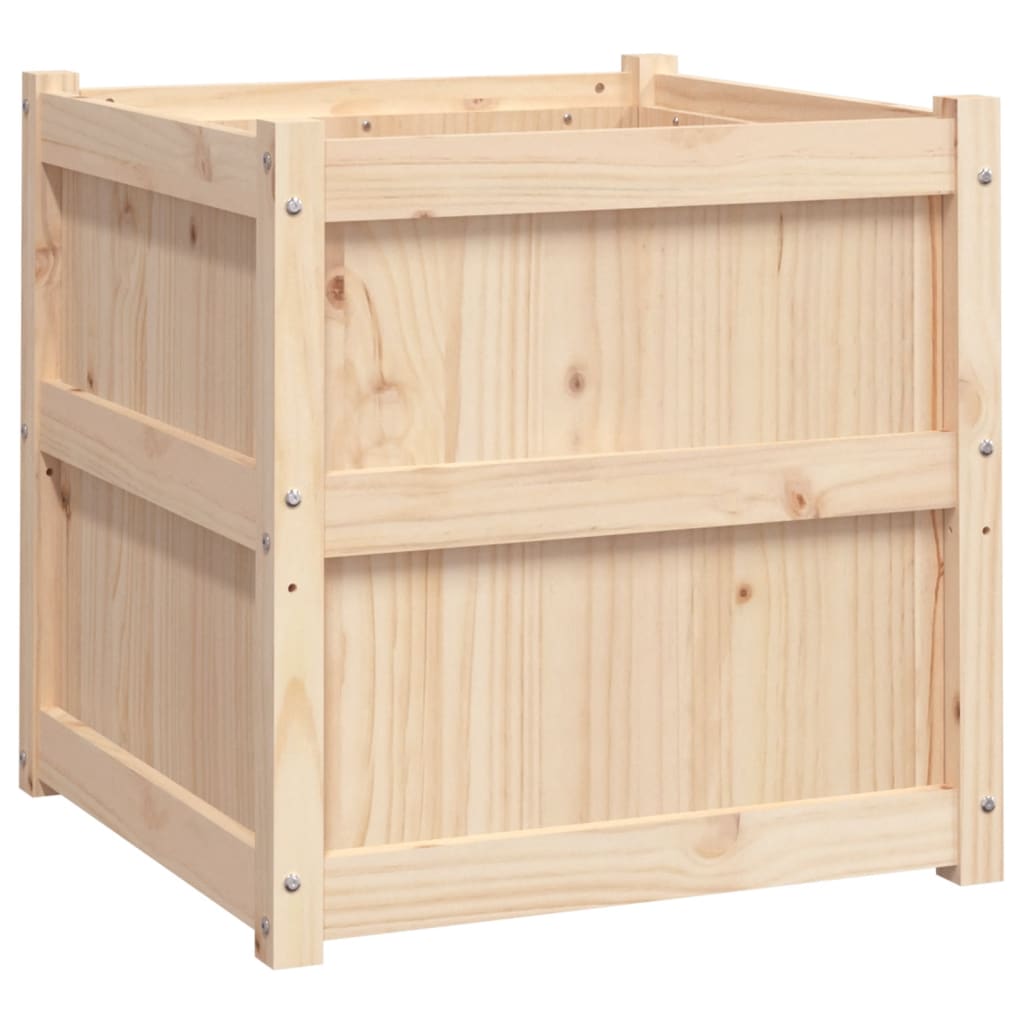 Plantenbak 60X60X60 Cm Massief Grenenhout