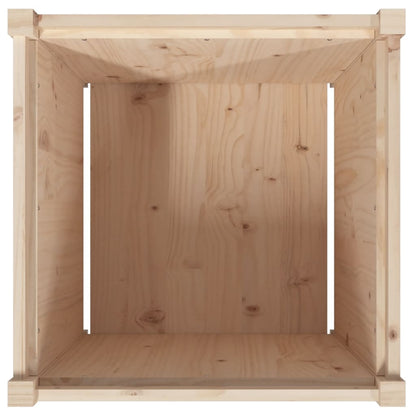 Plantenbak 60X60X60 Cm Massief Grenenhout
